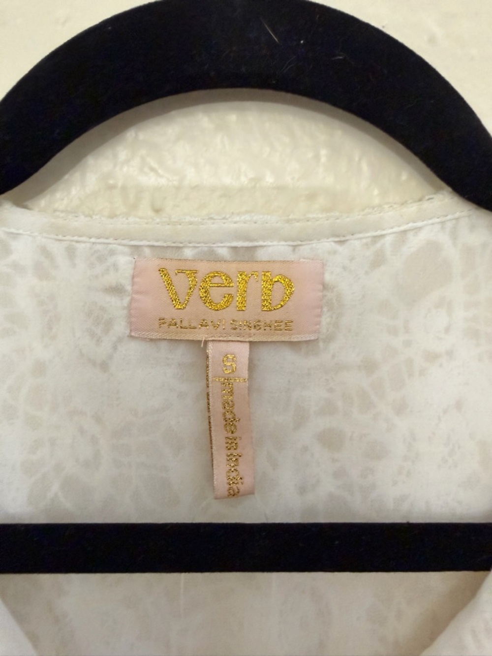 NWT Verb Anthropologie Embroidered Lace Ruffle Top - Picture 10 of 13